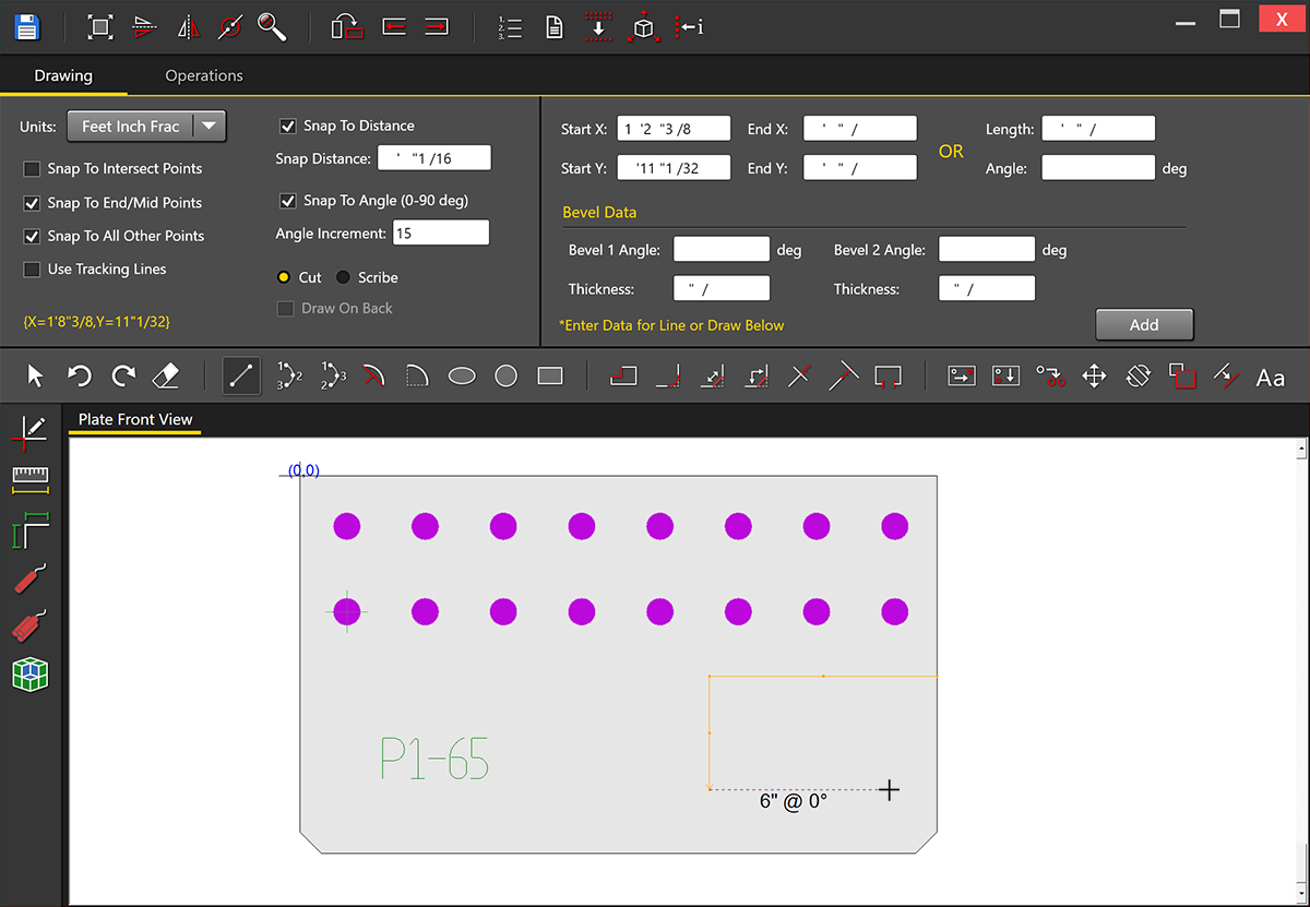 DXF Editor